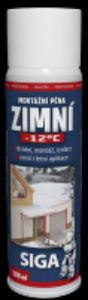 Obrázek Montážní pěna 500ml - zimní (SIGA)